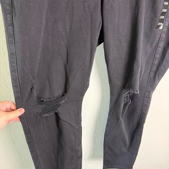 Torrid Bombshell Skinny Premium Stretch High-Rise Jean 24R NWT Black Grenada - Picture 6 of 16